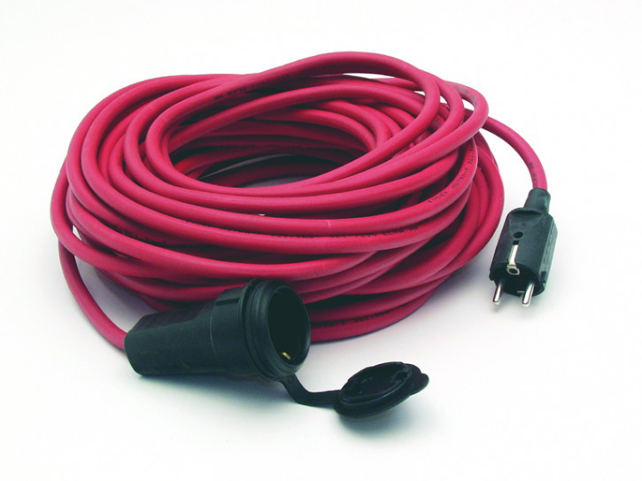 Gummikabel 25 Meter rot 3 x 1,5 mm²