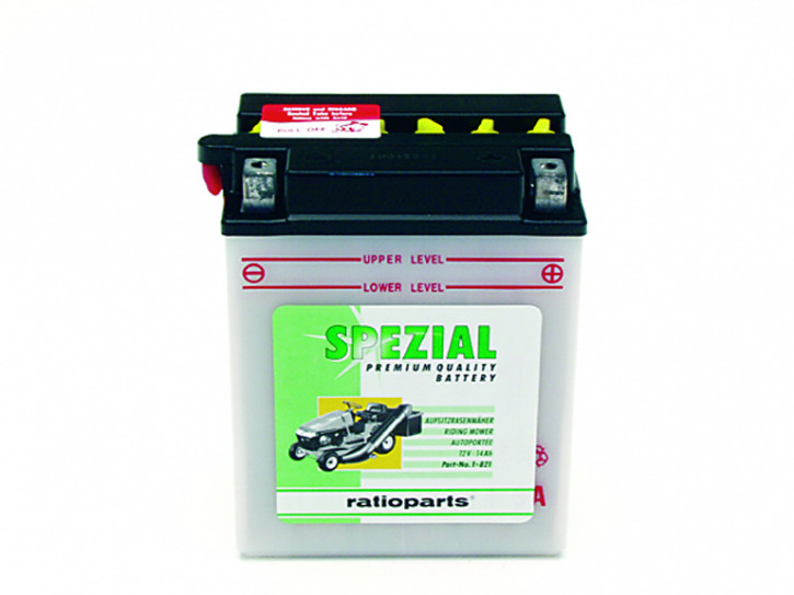 Starterbatterie 12 Volt - 14 Ah - 12N14-3A, 725-1633, 752-0607