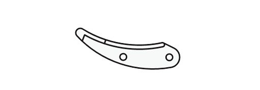 Amboss Gegenklinge 100/36 für Felco 100