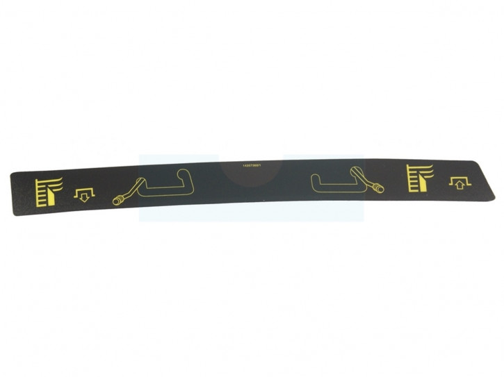 Stiga Ersatzteil Engaging Blade Label Tcj Artikelnummmer: 114357360/1-STI