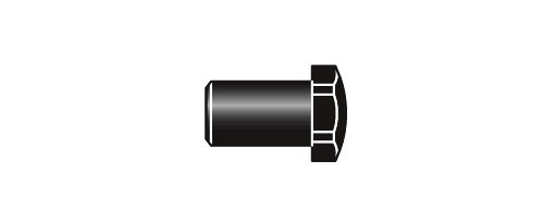Mutter 160/7 für Gegenklingen