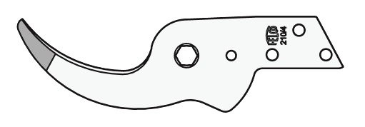 Gegenklinge 210/4 ziehender Schnitt