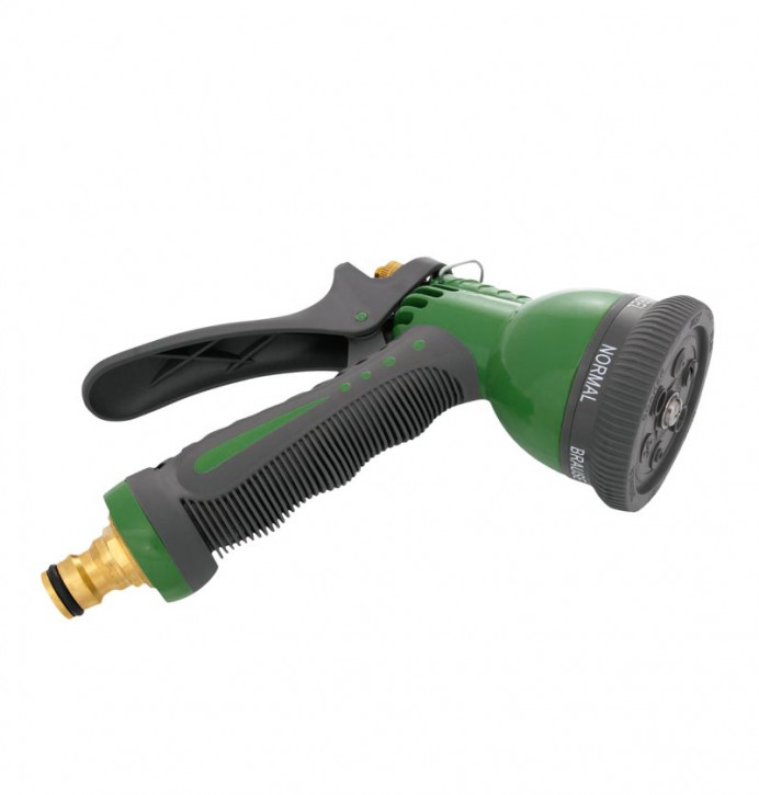 Gartenbrause 6-Strahl IG 3/4" / Messing-Steckkupplung