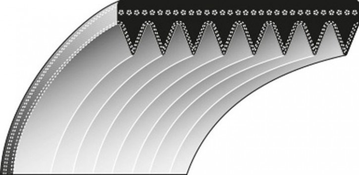 Brill Keilriemen 240J8, 07273, N6.20.00000 / 19 x 610 Vertikutierer 40, 5014,5021