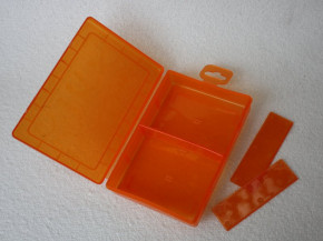 Kettenbox mit 4 Fächern - Kettenpflegebox für Sägeketten