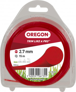 Trimmerfaden Multicolor Ø 2,7 mm x 70 m rot