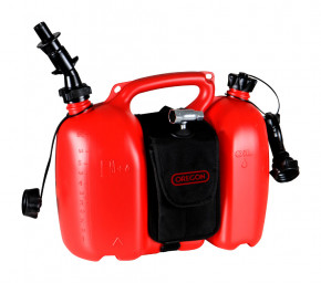 Kombikanister Profi Orange / Rot 6 / 3 Liter