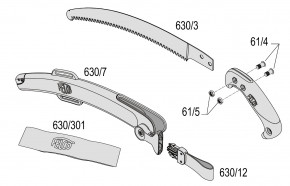Astsäge Felco 630 mit Holster