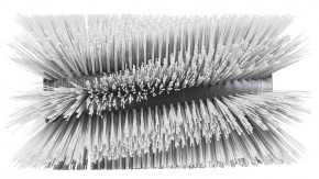Schmutzbürste Agria 7100 - 12x1 - Poly Gehweg/ Straße 900 mm