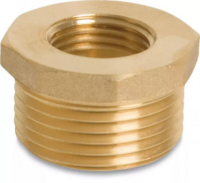 Messing Reduzierstück  1/2" x 3/8"