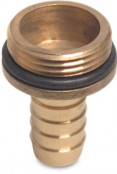 Schlauchtülle mit Bund und O-Ring Dichtung 3/4" x 12 mm